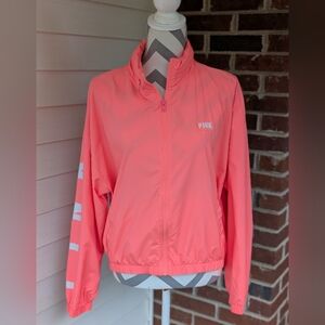 PINK Victoria's Secret Women's Bright Coral Bomber Jacket XS